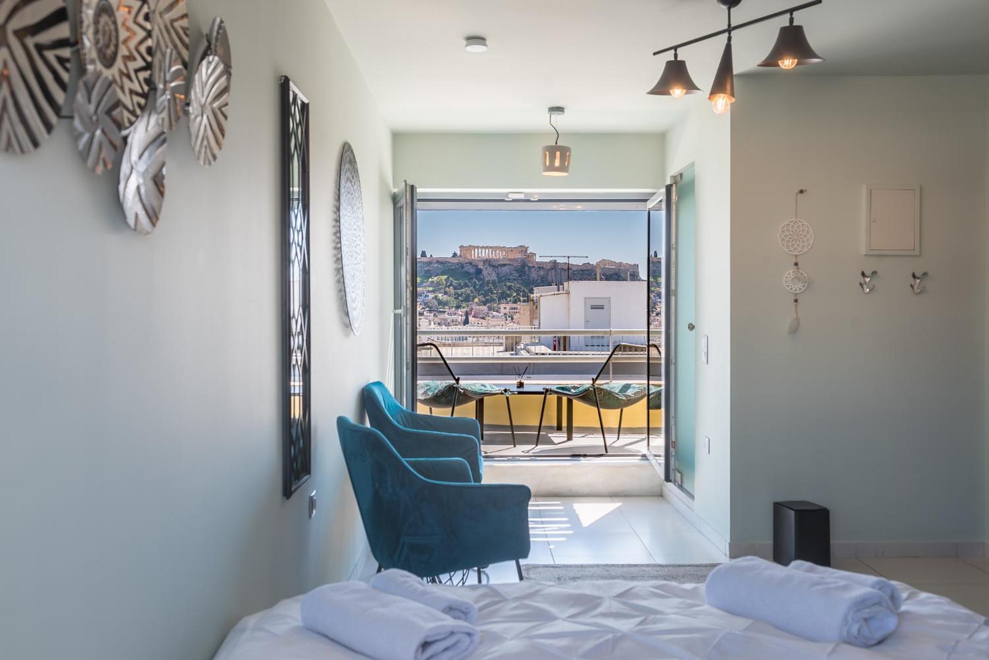 Acropolis View Mini Sky Suite & Hot Tub Athènes Extérieur photo
