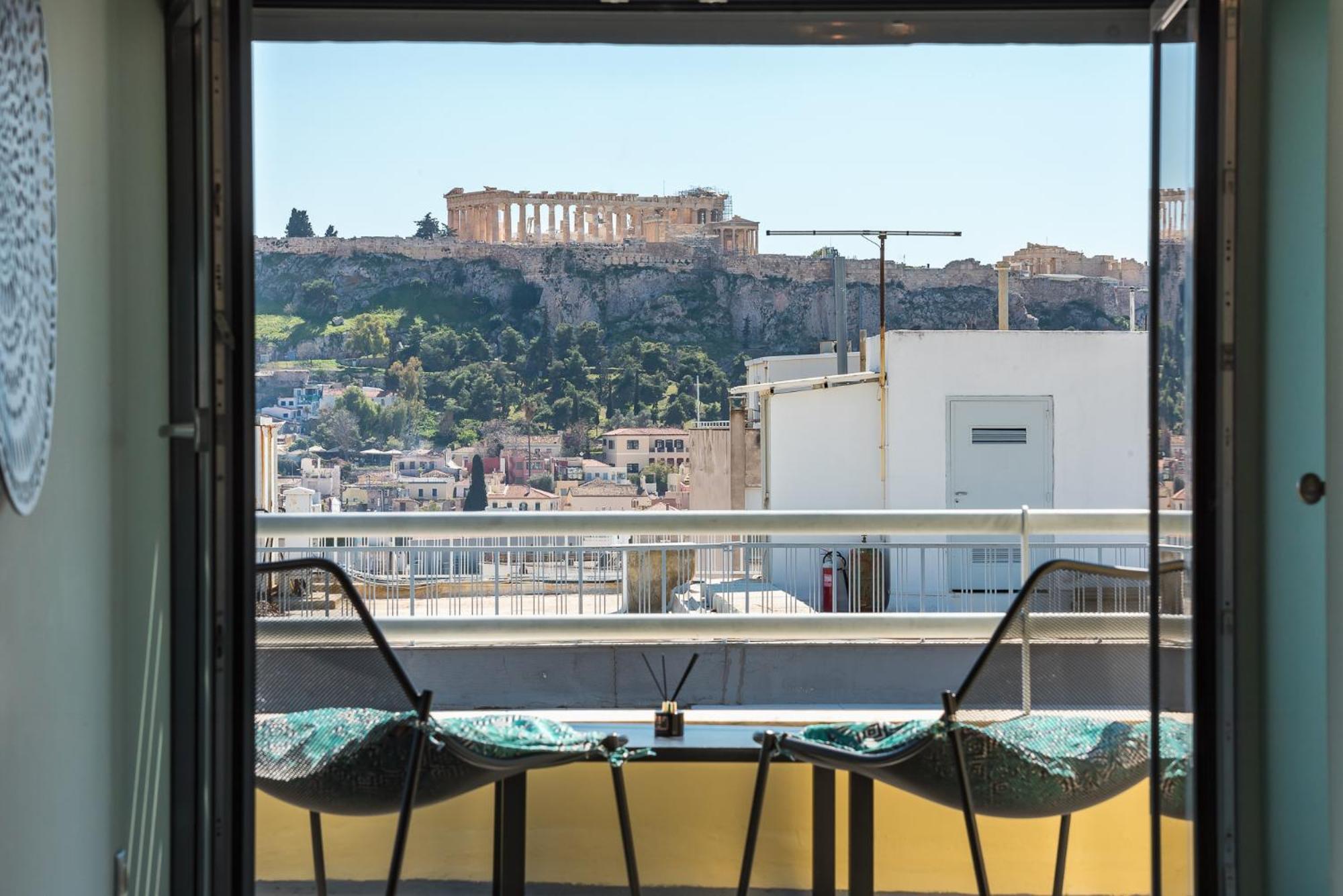 Acropolis View Mini Sky Suite & Hot Tub Athènes Extérieur photo