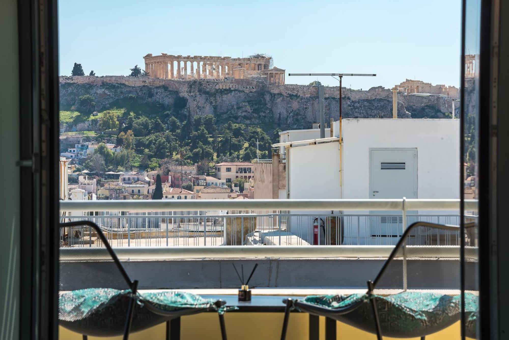 Acropolis View Mini Sky Suite & Hot Tub Athènes Extérieur photo