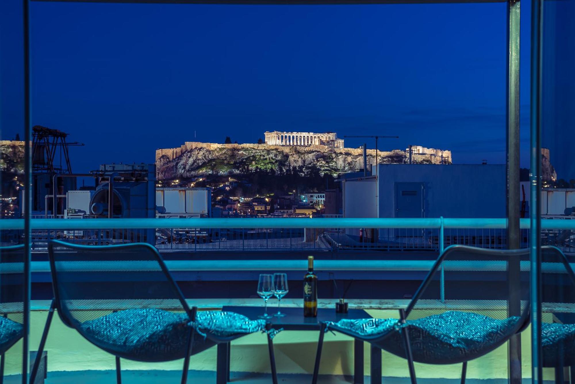 Acropolis View Mini Sky Suite & Hot Tub Athènes Extérieur photo