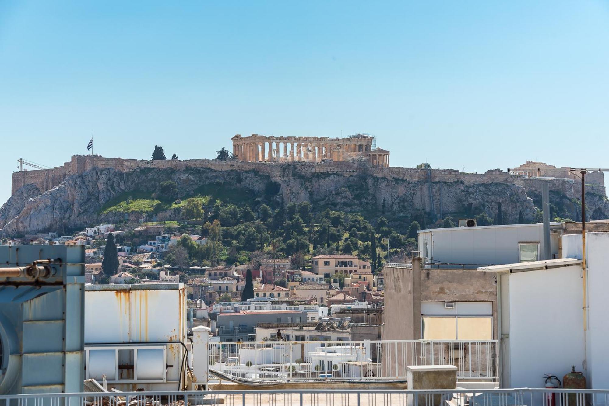 Acropolis View Mini Sky Suite & Hot Tub Athènes Extérieur photo