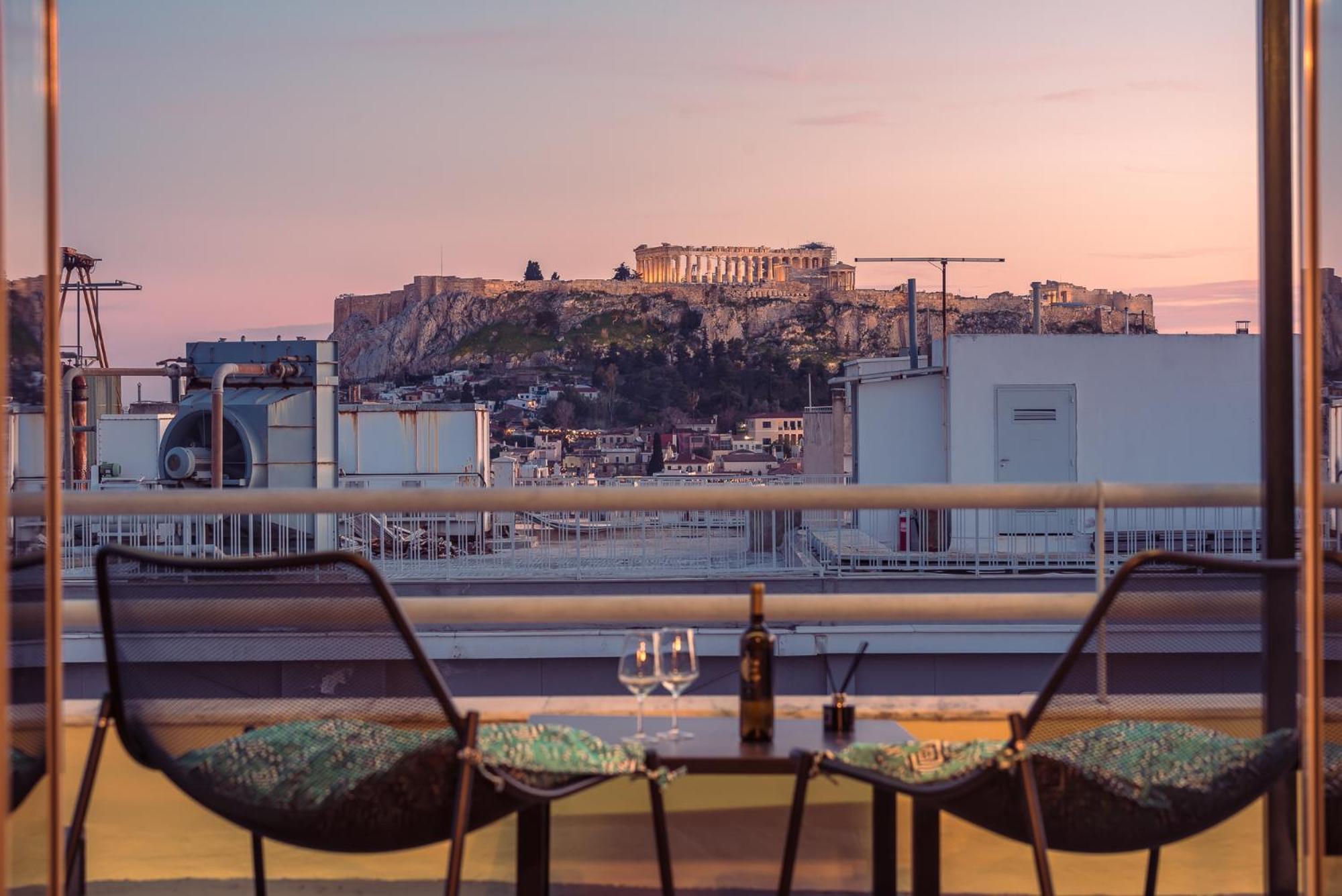 Acropolis View Mini Sky Suite & Hot Tub Athènes Extérieur photo