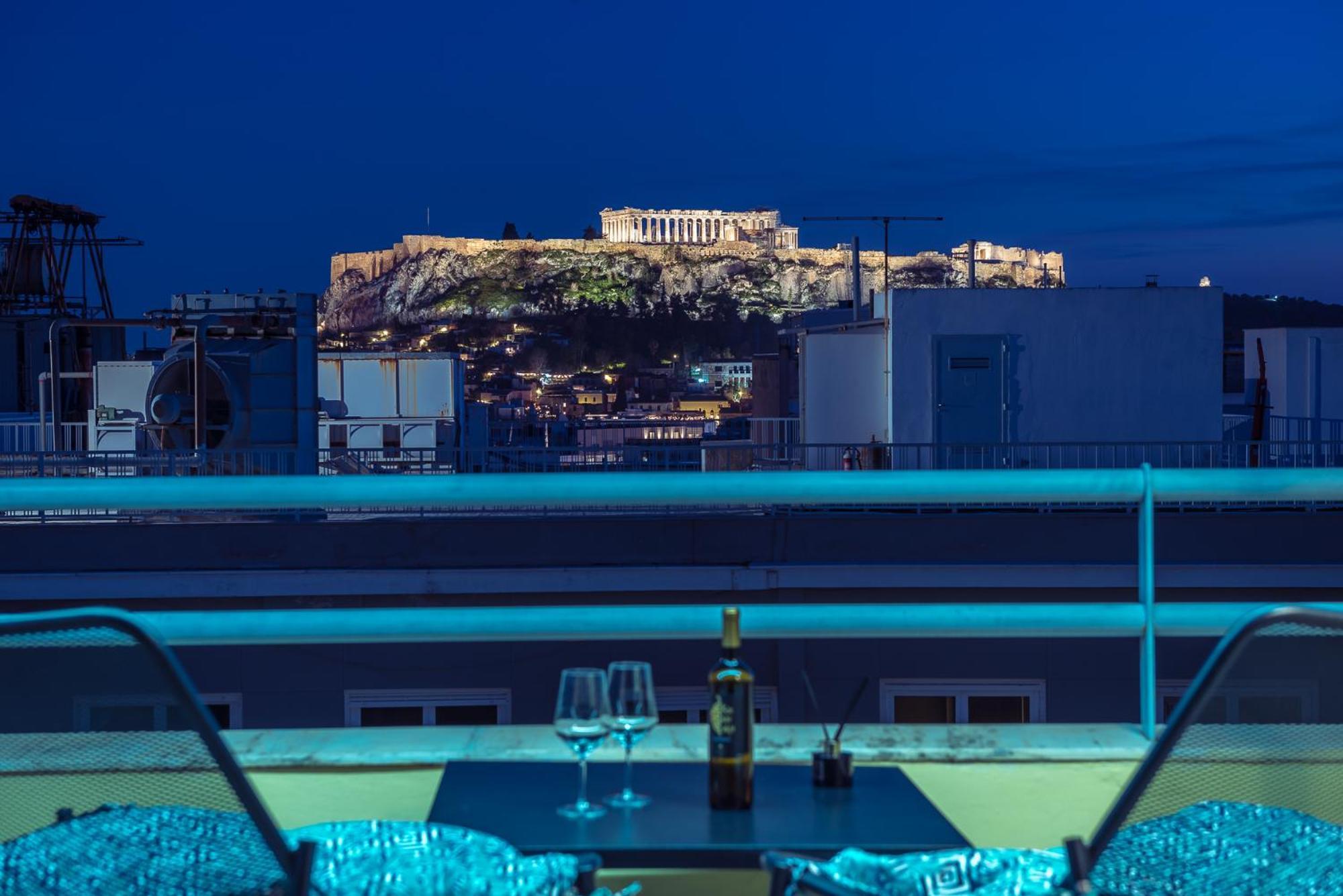 Acropolis View Mini Sky Suite & Hot Tub Athènes Extérieur photo